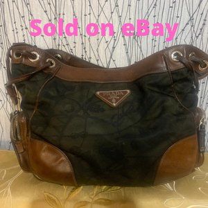 PRADA Olive Green Handbag